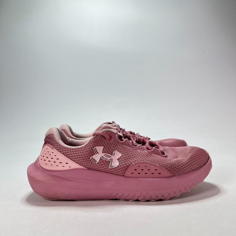 Under Armour Charged Surge 4 Pink Running Shoes 3027007-600 Women's Size 8.5